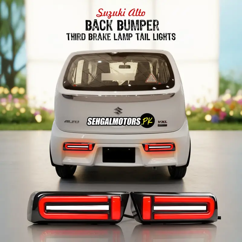 Suzuki Alto Back Bumper Third Brake Lamp Tail Lights V3 2019 - 2025 1