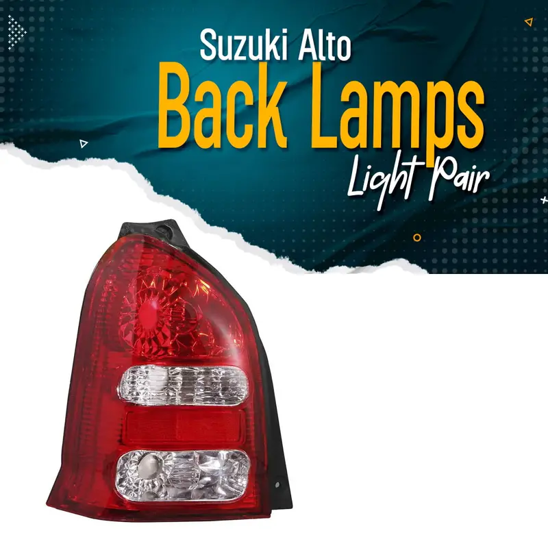 Suzuki Alto Back Lamps Light Pair 2008 - 2014 1