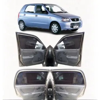 Suzuki Alto Custom Fit Retractable Curtains 2000 - 2017 - Sun Shade - Parda 2