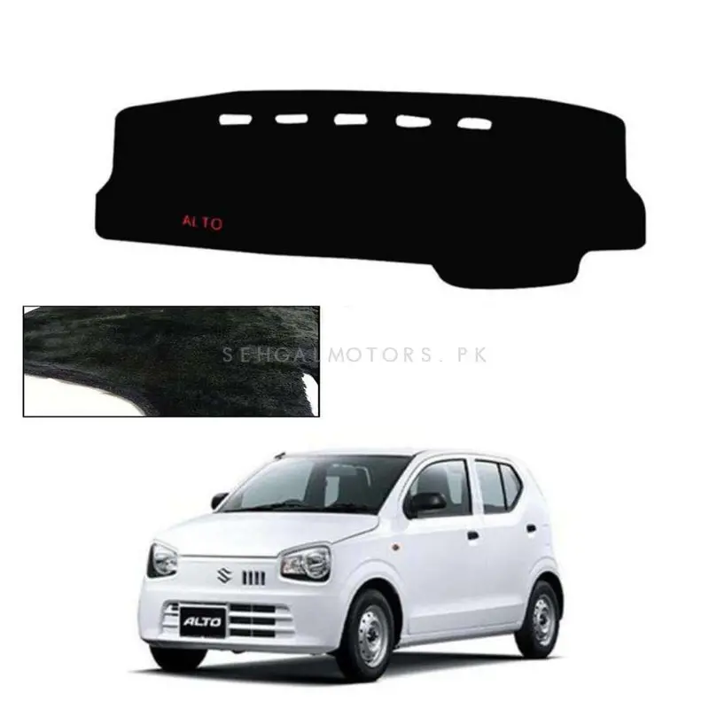 Suzuki Alto Dashboard Carpet Velvet Black 2018 - 2025 - For Protection And Heat Resistance 2