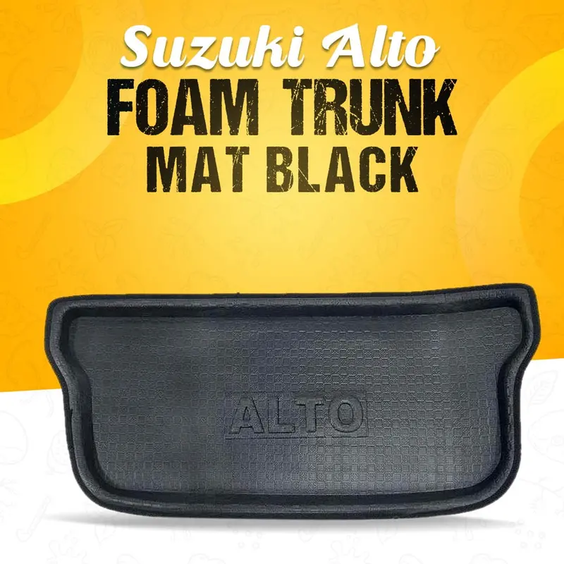 Suzuki Alto Foam Trunk Mat Mix Design 2018 - 2025 - Cargo Boot Liner Diggi Protection Tray Cover 1