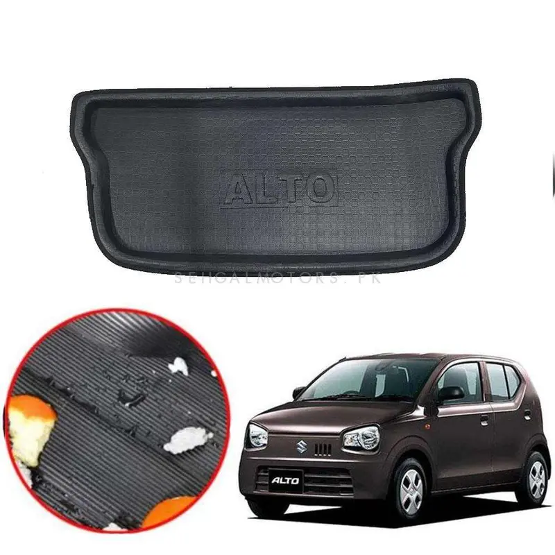 Suzuki Alto Foam Trunk Mat Mix Design 2018 - 2025 - Cargo Boot Liner Diggi Protection Tray Cover 2