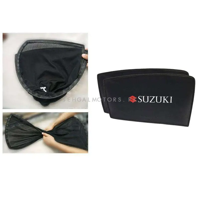 Suzuki Alto Japanese Foldable & Flexible Sunshade With Logo 2018 - 2025 - Side Sun Shade 2