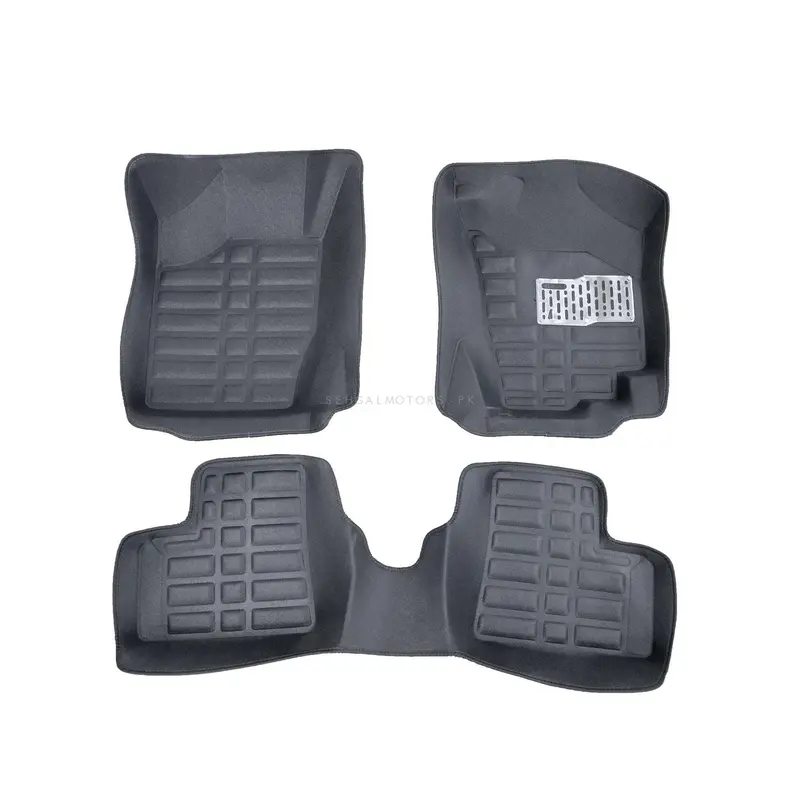 Suzuki Alto Japani 5D Custom Floor Mat Black 3 Pcs 2018 - 2025 2