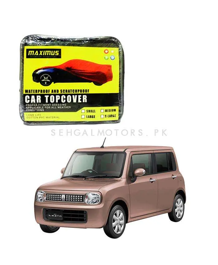 Suzuki Alto Lapin Maximus Non Woven Car Top Cover 2008 - 2014 - Scratchproof Waterproof 1
