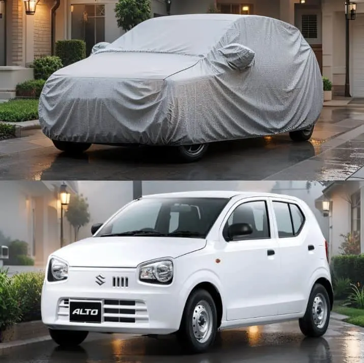 Suzuki Alto Maximus Non Woven Car Top Cover 2018 - 2025 - - Scratchproof And Waterproof - Without Belt 1