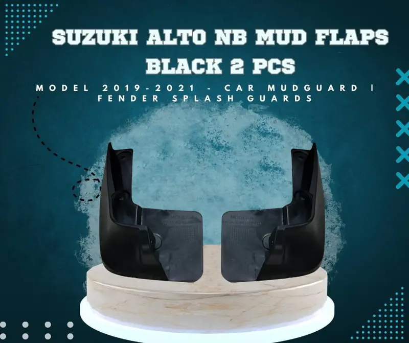 Suzuki Alto Mud Flaps 2 Pcs 2018 - 2025 - Car Mudguard | Fender Splash Guards 1