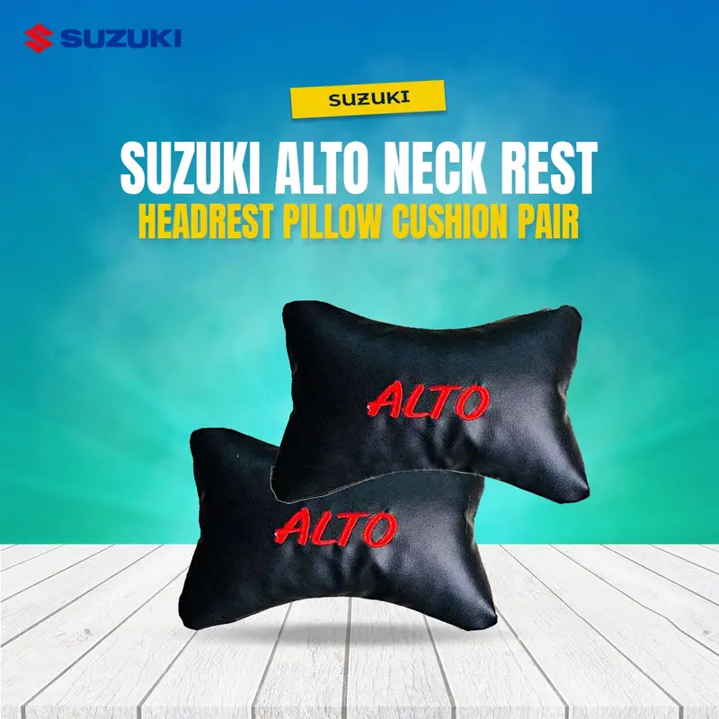 Suzuki Alto Neck Rest Headrest Pillow Cushion Pair 2018 - 2025 1