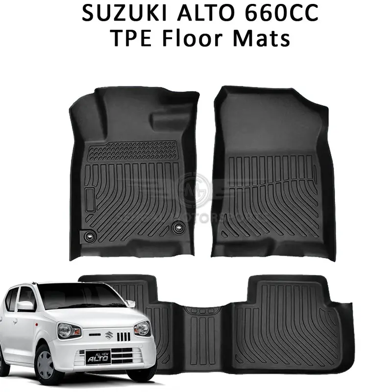 Suzuki Alto New Tpe Floor Mats (Black) Model: 2019-2024 1