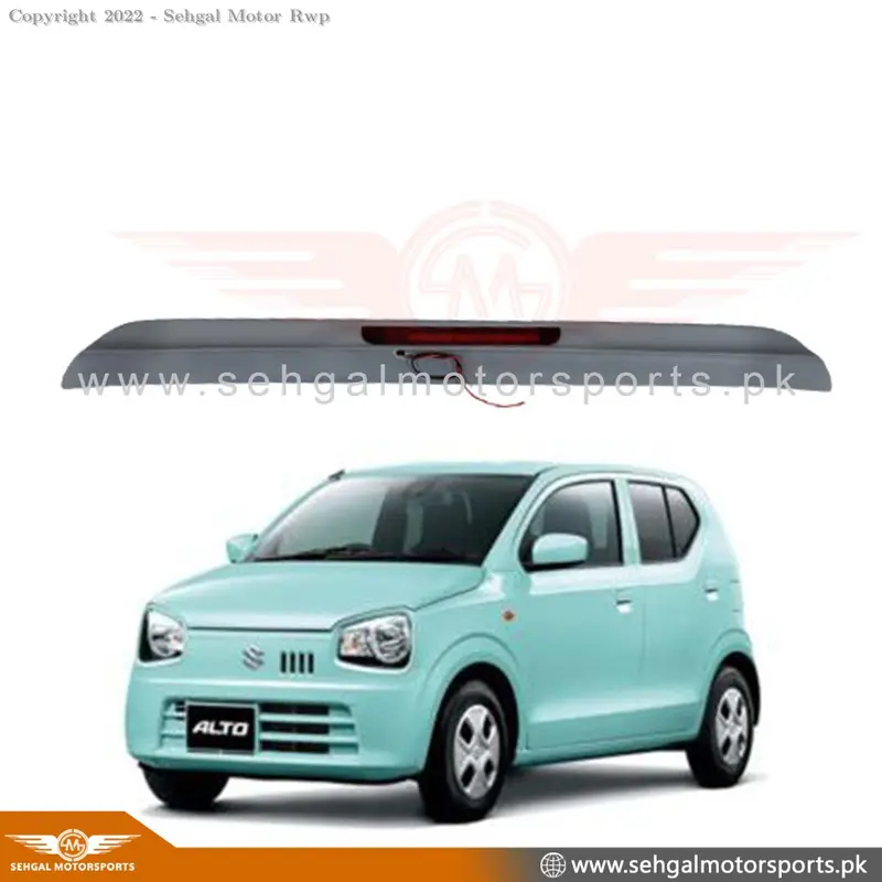 Suzuki Alto Roof Spoiler Led Un-Painted (Pk) Model 2019-2022 1