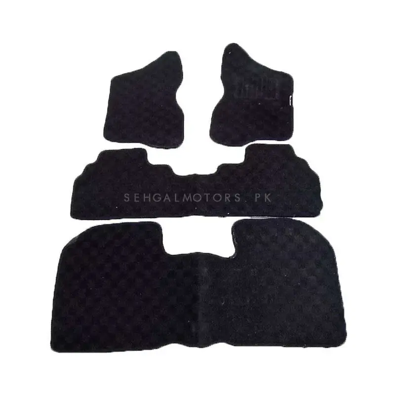 Suzuki Apv Carpet Floor Mat Black Mix Design 4Pc 2005 - 2019 2