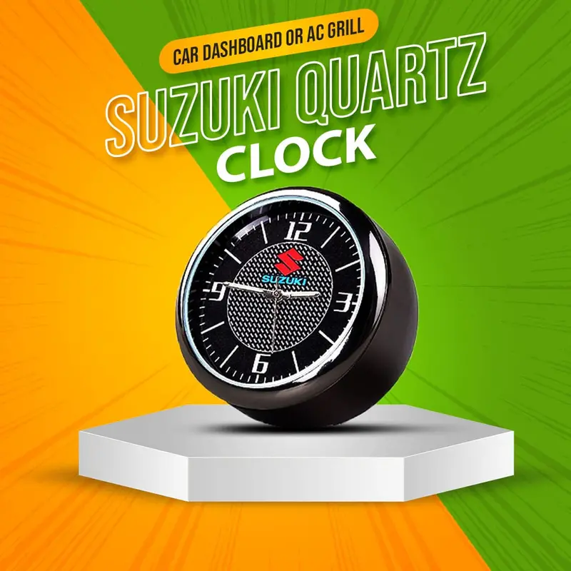 Suzuki Car Dashboard Or Ac Grill Clock 1