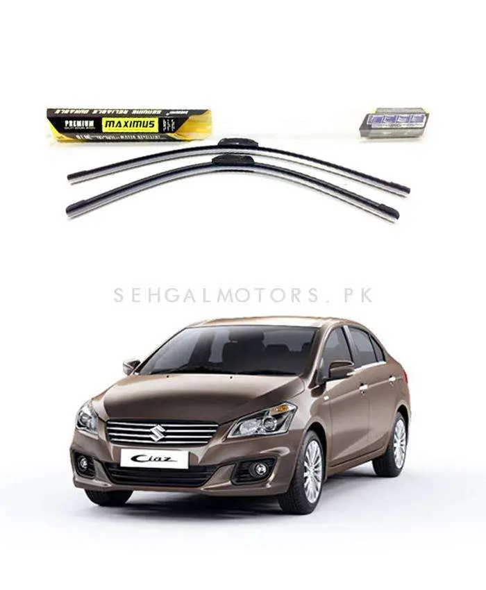 Suzuki Ciaz Maximus Premium Silicone Wiper Blades 2017 - 2021 1