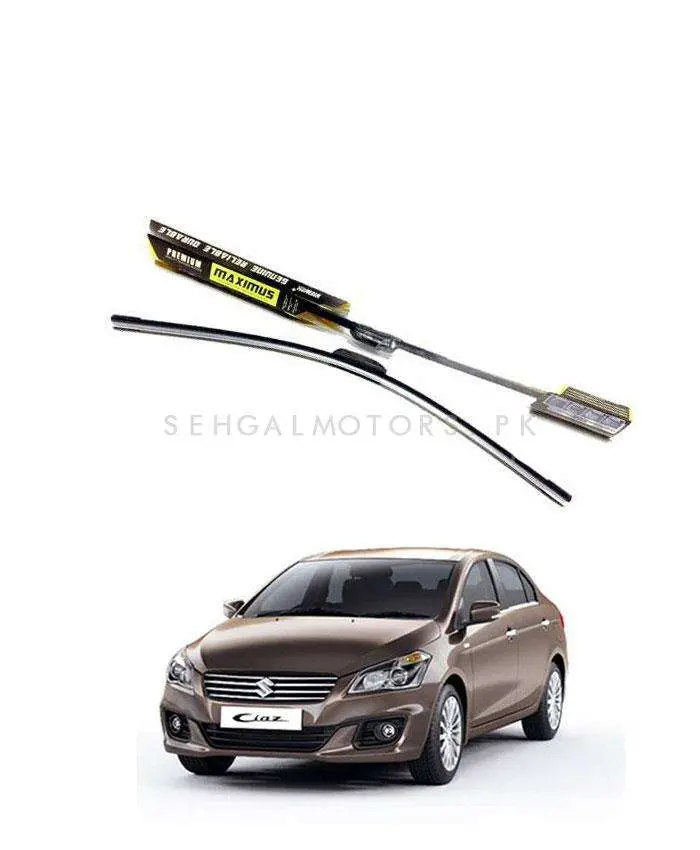 Suzuki Ciaz Maximus Premium Silicone Wiper Blades 2017 - 2021 1