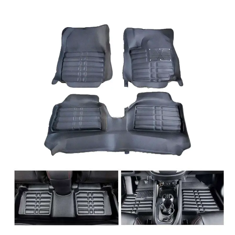 Suzuki Cultus 5D Custom Floor Mat Black New Model 3 Pcs 2017 - 2025 2