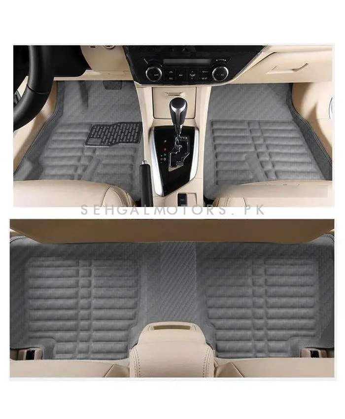 Suzuki Cultus 5D Custom Floor Mat Gray New Model 3 Pcs 2017 - 2025 2