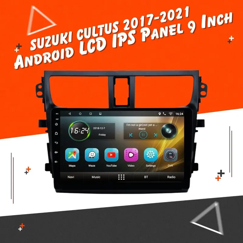 Suzuki Cultus Android Lcd Black 9 Inches New Model 2017 - 2025 1