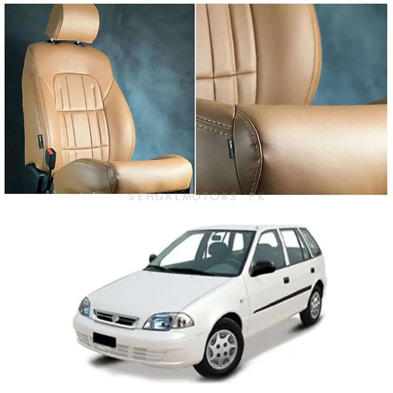 Suzuki Cultus Audi Style Brown Brown Seat Covers 2007 - 2017 1