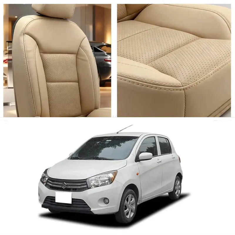 Suzuki Cultus Breathable Beige Seat Covers 2026 - 2027 1