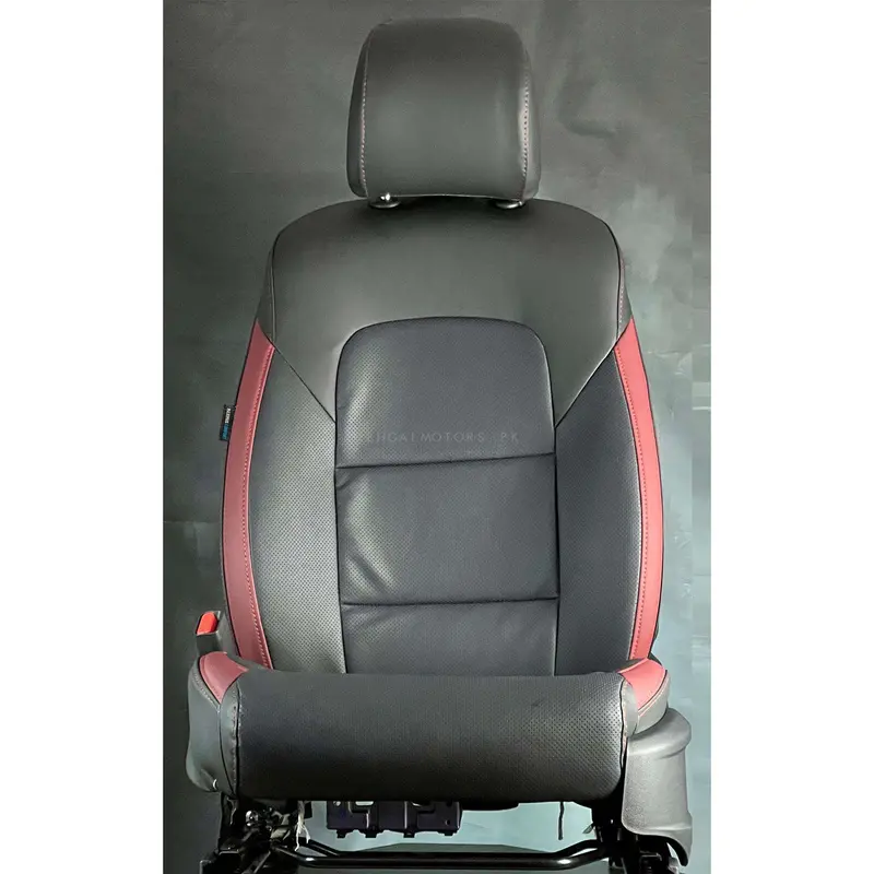 Suzuki Cultus Breathable Black Red Seat Covers 2017 - 2025 2