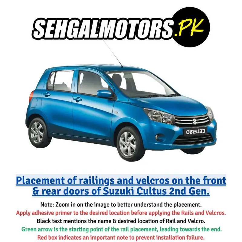 Suzuki Cultus Custom Fit Retractable Curtains 2017 - 2025 - Sun Shade - Parda 1