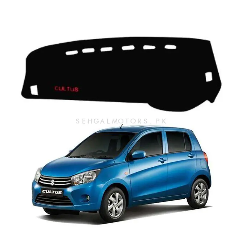 Suzuki Cultus Dashboard Carpet Velvet Black 2017 - 2025 - For Protection And Heat Resistance 2