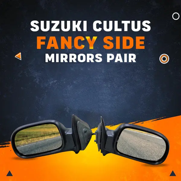 Suzuki Cultus Fancy Side Chromatic Mirrors Pair 2007 - 2017 1