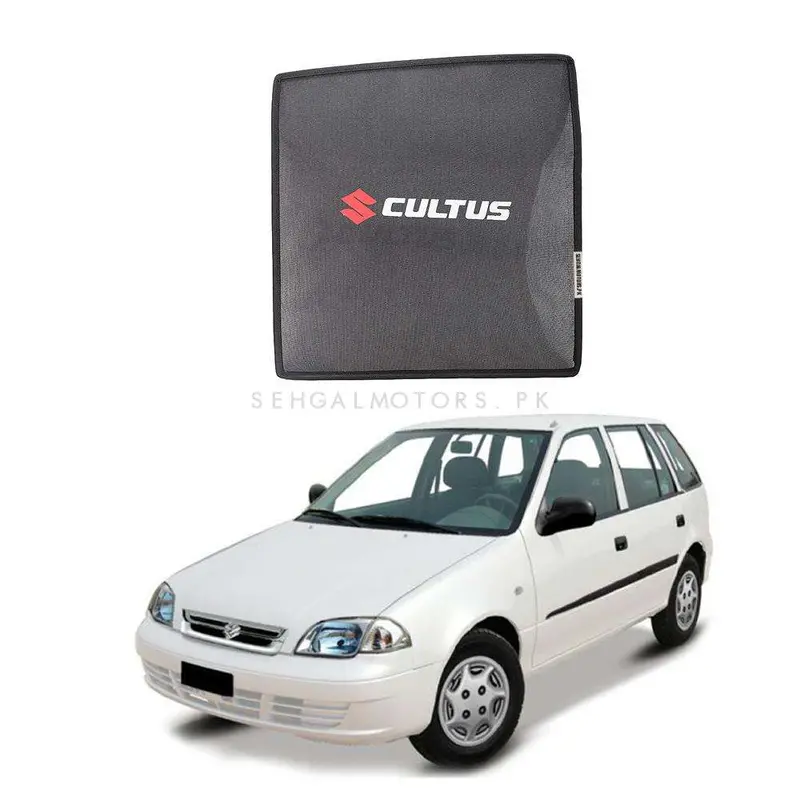 Suzuki Cultus Foldable & Flexible Sunshade With Logo 2007 - 2017 - Side Sun Shade 1