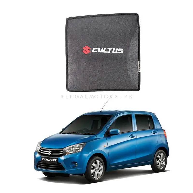 Suzuki Cultus Foldable & Flexible Sunshade With Logo 2017 - 2025 - New Model Side Sun Shade 1
