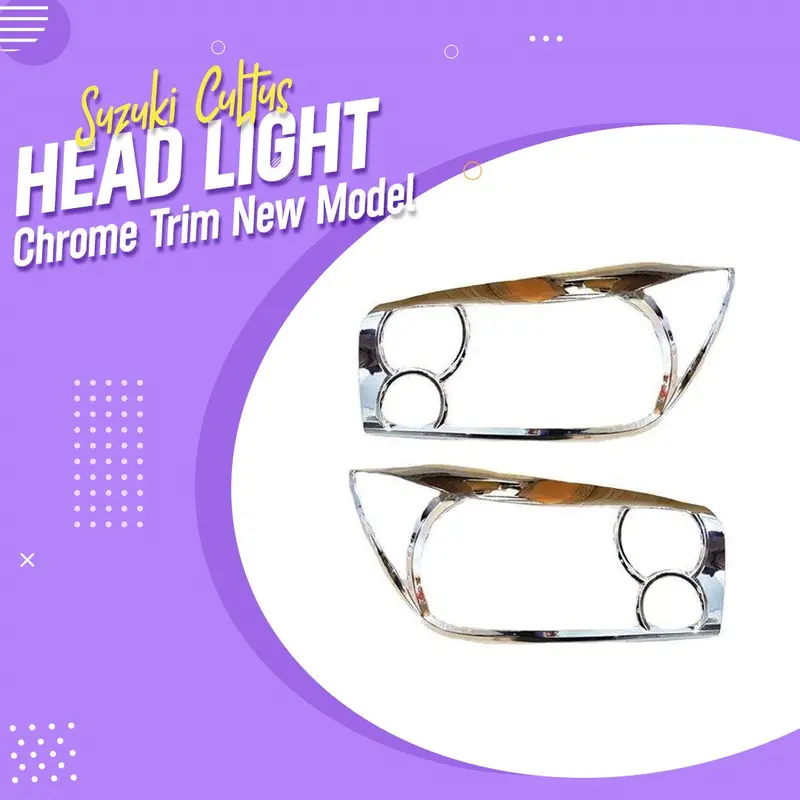 Suzuki Cultus Head Light Chrome Trim New Model 2017 - 2025 1