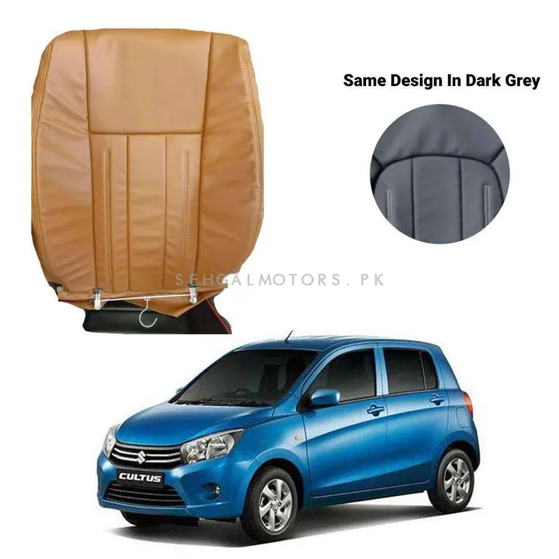 Suzuki Cultus Japanese Rexine Seat Covers Audi Design 2017 - 2025 - Dark Grey 1