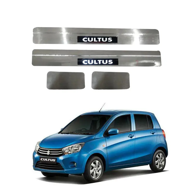 Suzuki Cultus Metal Led Door Sill Plates New Model 2017 - 2025 2