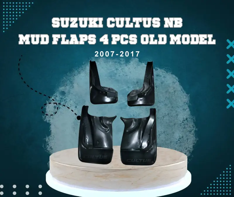 Suzuki Cultus Mud Flaps 4 Pcs Old Model 2007 - 2017 1