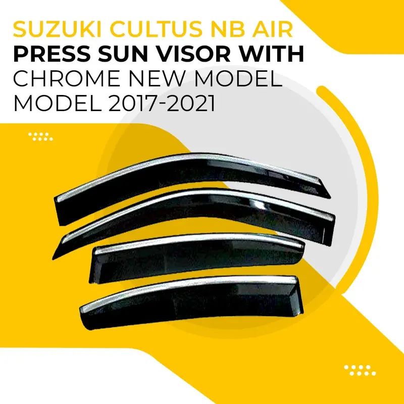 Suzuki Cultus Nb Air Press Sun Visor With Chrome New Model 2017 - 2025 1