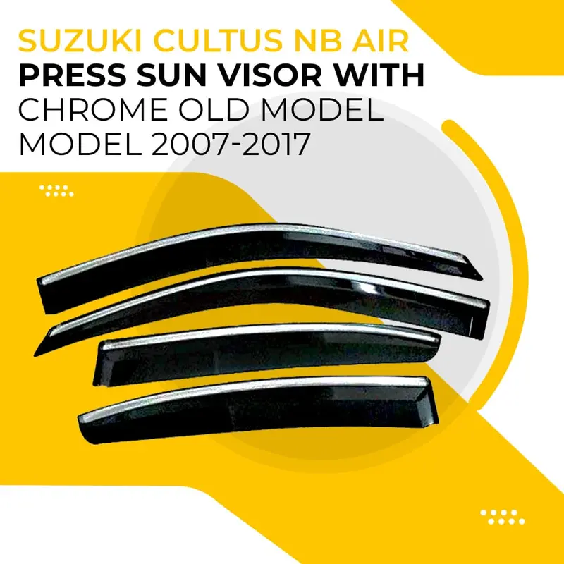 Suzuki Cultus Nb Air Press Sun Visor With Chrome Old Model 2007 - 2017 1