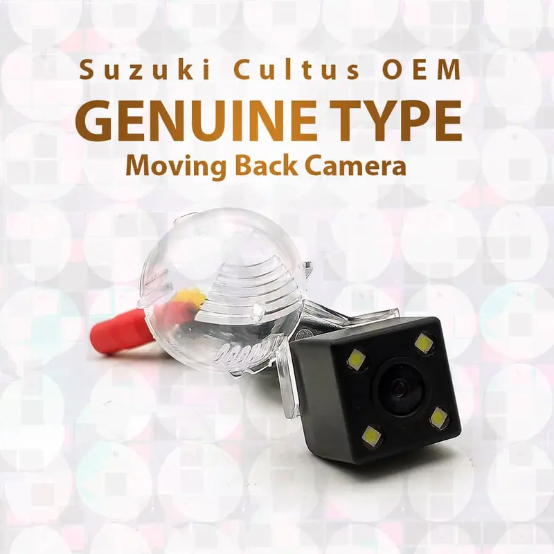 Suzuki Cultus Oem Genuine Type Moving Back Camera 2017 - 2025 1