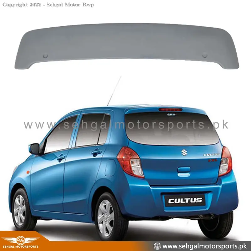 Suzuki Cultus Roof Spoiler Un-Painted (Pk) Model 2017-2022 1