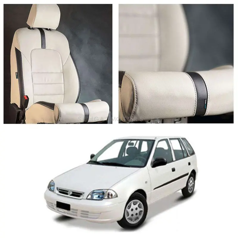 Suzuki Cultus Type R Beige Black Seat Covers 2007 - 2017 1