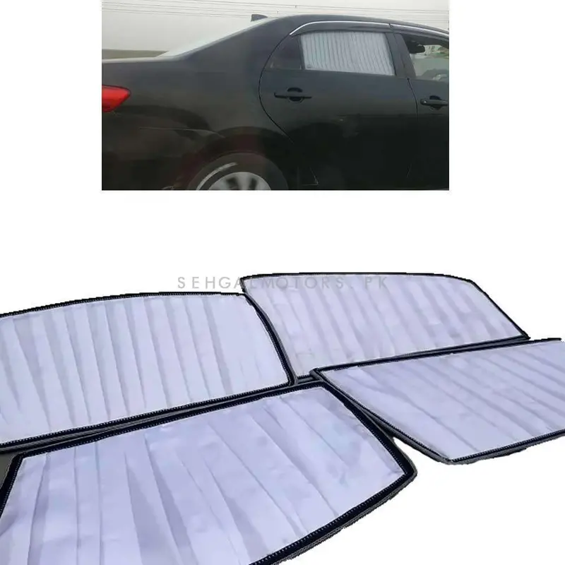 Suzuki Cultus White Side Sunshade New Model - Model 2017-2021 - Sun Shade | Parda 1