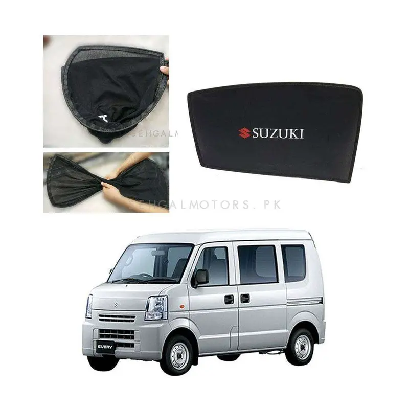 Suzuki Every Foldable & Flexible Sunshade With Logo 2005 - 2018 - Side Sun Shade 1