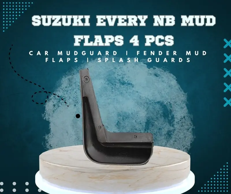 Suzuki Every Mud Flaps 4 Pcs 2005 - 2018 - Car Mudguard | Fender Mud Flaps | Splash Guards 1