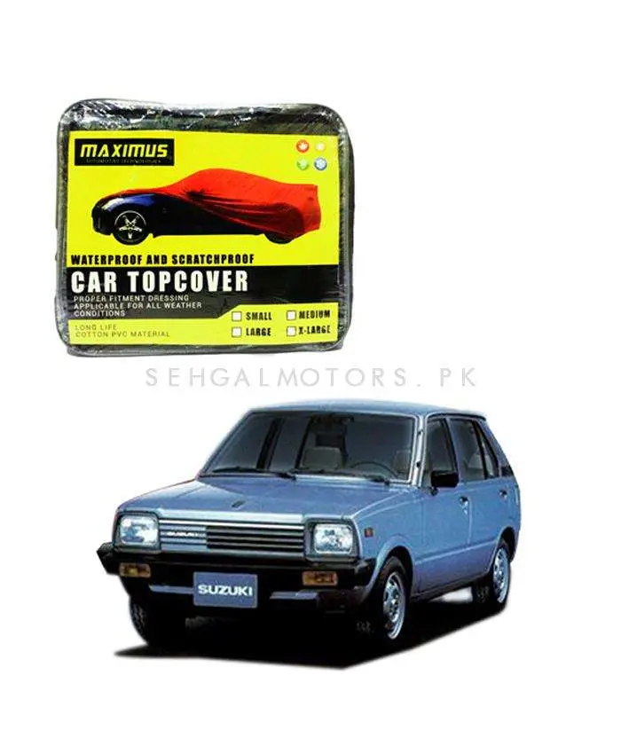 Suzuki Fx Maximus Non Woven Car Top Cover 1980 - 1991 - - Scratchproof And Waterproof - Without Belt 1
