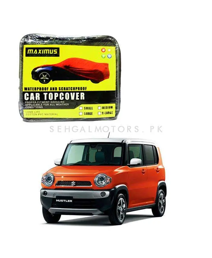 Suzuki Hustler Maximus Non Woven Car Top Cover 2014 - 2019 - Scratchproof Waterproof 1