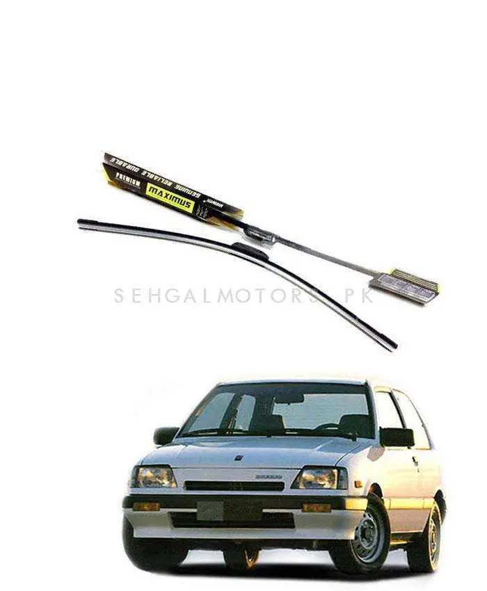 Suzuki Khyber Maximus Premium Silicone Wiper Blades 1990 - 1999 1