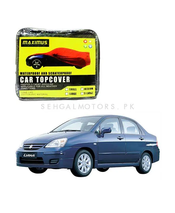 Suzuki Liana Maximus Non Woven Car Top Cover 2006 - 2014 - - Scratchproof And Waterproof - Without Belt 1