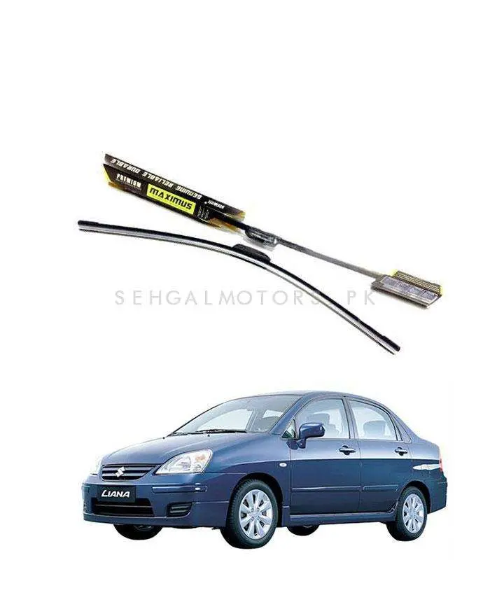 Suzuki Liana Maximus Premium Silicone Wiper Blades 2006 - 2014 1