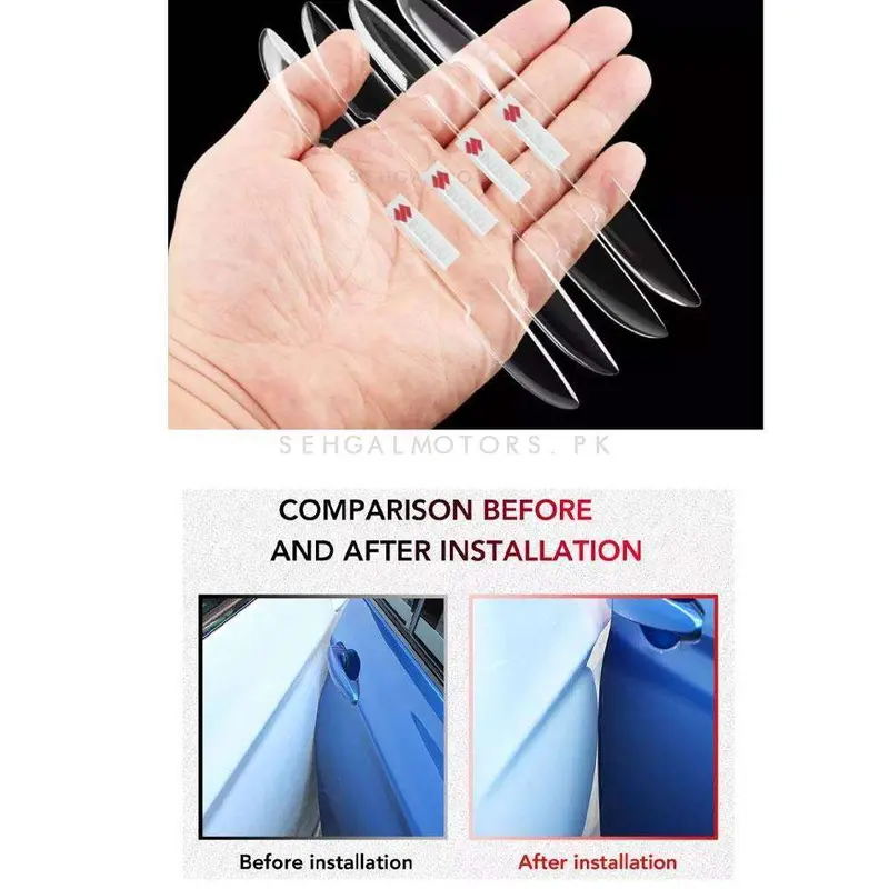Suzuki Logo Transparent Door Guards - Edge Protection Anti-Scratch Buffer Strip 2