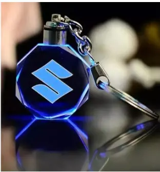 Suzuki Logo Without Led Crystal Keychain Keyring 1