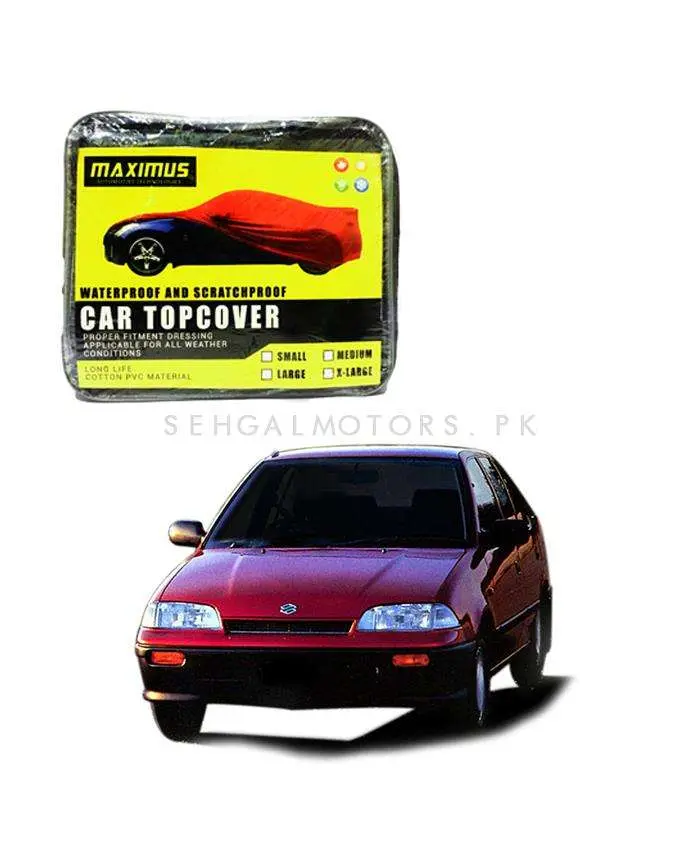 Suzuki Margalla Maximus Non Woven Car Top Cover 1992 - 1998 - - Scratchproof And Waterproof - Without Belt 1