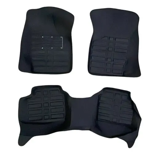 Suzuki Mehran 5D Custom Floor Mat Black 3 Pcs 2012 - 2019 2
